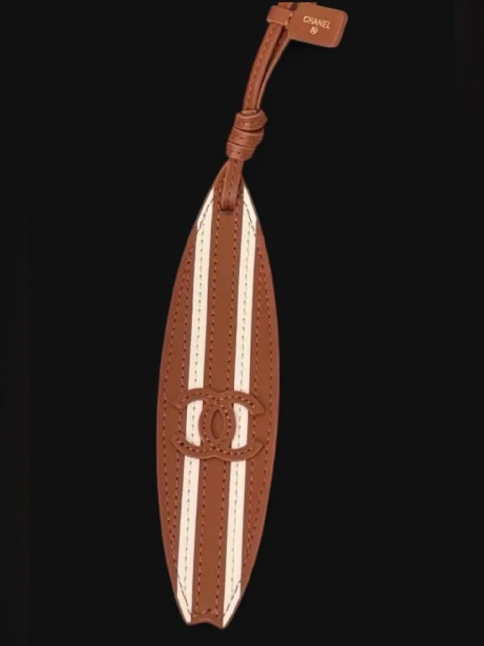 🏝️👜   🆕 CC Leather Bag Charm Keychain   👜🥥